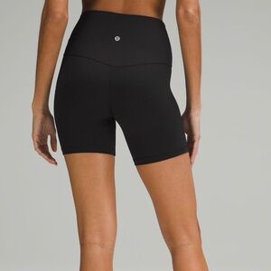Lululemon Athletica Black Bike Shorts High-Waisted (6”)